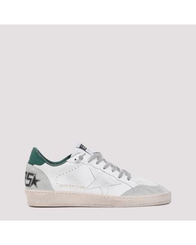 Golden Goose Ball Star Trainers - White