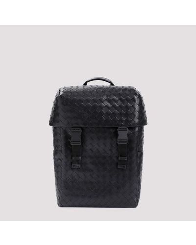 Bottega Veneta Calf Leather Backpack Unica - Black