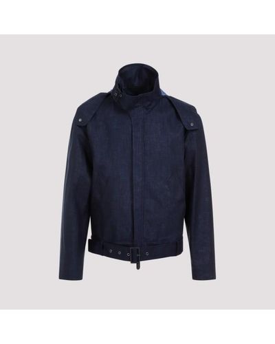 Giorgio Armani Linen Jacket - Blue