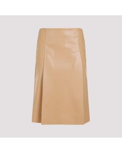 Stella McCartney Slit Skirt - Natural