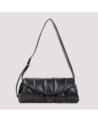 Jil Sander Cannolo Shoulder Bag Unica - Black