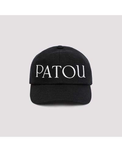 Patou Cotton Logo Cap - Black