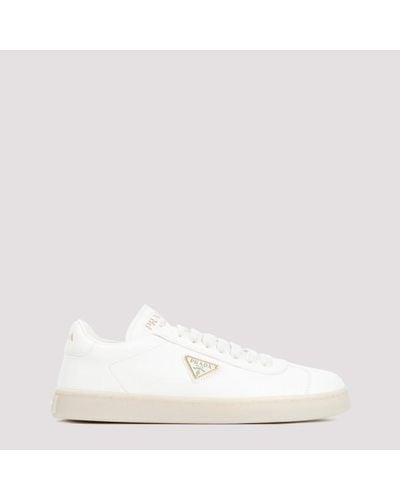 Prada Lace Up Trainers - White