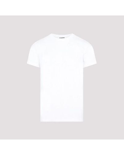 Jil Sander Ji Sander Cotton T-shirt - White