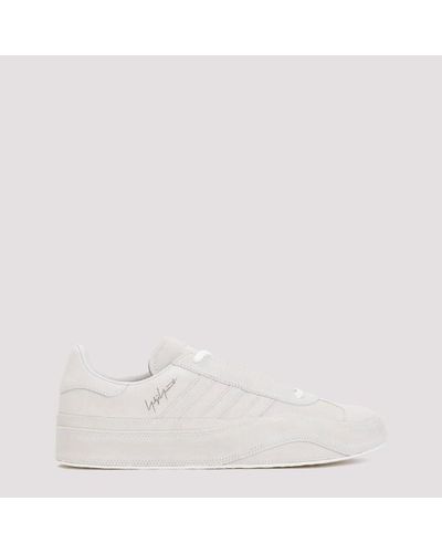 Y-3 Off White Suede Gazelle Trainers