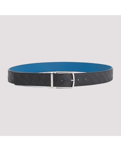 Bottega Veneta Leather Belt - Blue