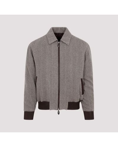 Berluti Cashmere Jacket Coat - Grey