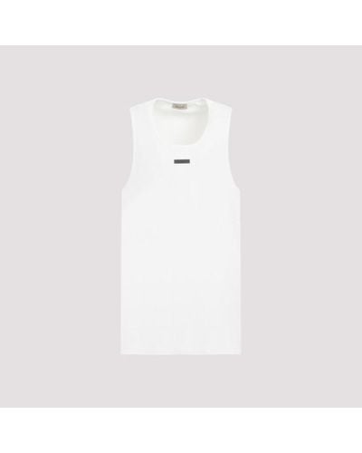 Fear Of God Ribbed Tank - White