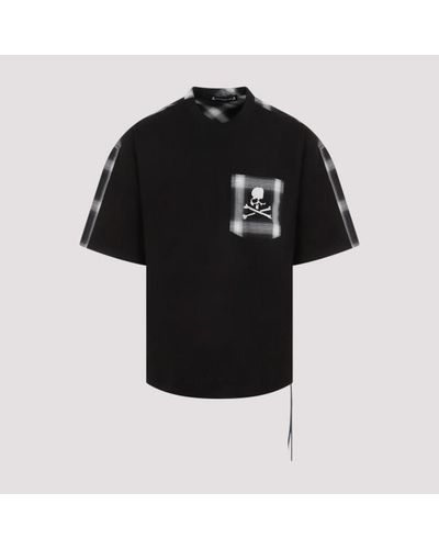 Mastermind Japan Asterind Japan Cobined Check T-shirt - Black