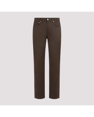 Dunhill 5 Pocket Cotton Trousers - Brown