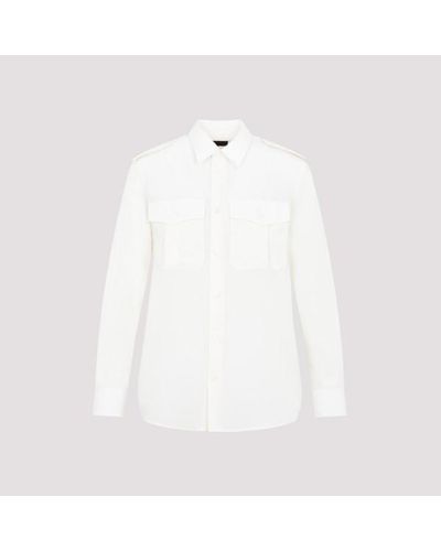 Nili Lotan Jeanette Silk Shirt - White