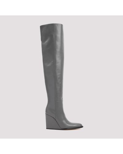 Victoria Beckham Sky Boots - Grey