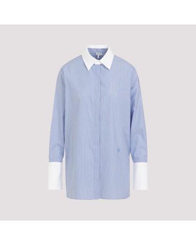 Loewe Deconstructured Shirt - Blue