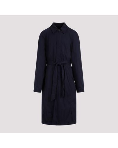 Balenciaga Belted Coats - Blue