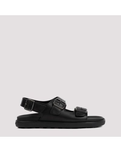 Tod's Leather Sandals - Black
