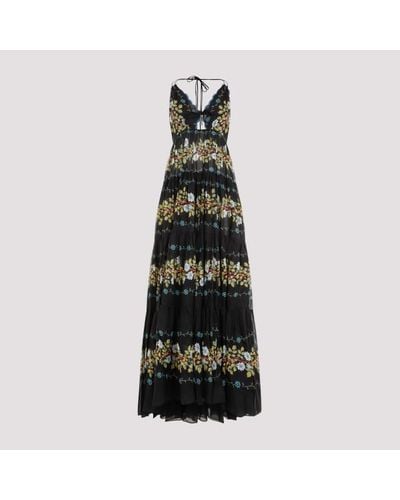 Etro Cotton Long Dress - Black