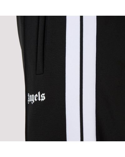 palm angels track pants black white