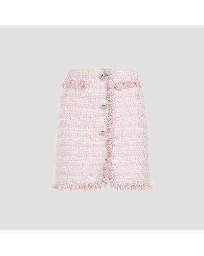 Giambattista Valli Boucle Mini Skirt - Pink