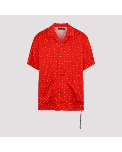 Mastermind Japan Asterind Poka Dot Shirt - Red