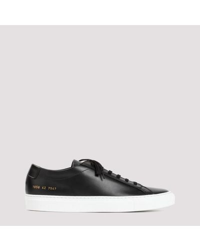 Common Projects Common Project Achilles Low Trainers With White Sole - Black