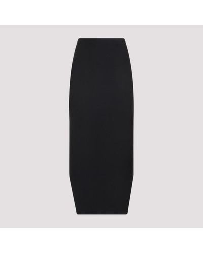 Givenchy Front Kick Skirt - Black