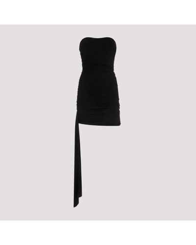 Magda Butrym Viscose Mini Dress - Black