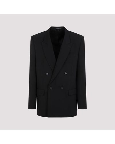 Balenciaga Black Wool Regular Jacket