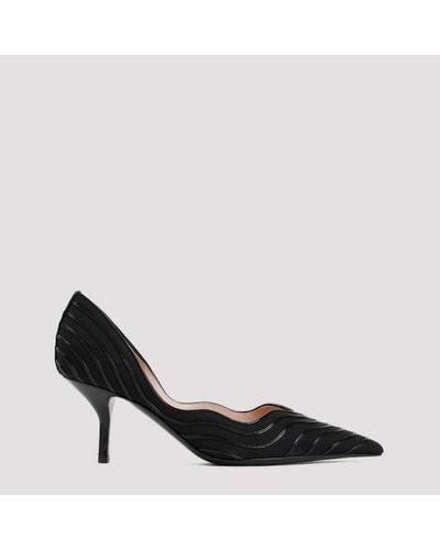 Giorgio Armani Cotton Court Shoes - Black