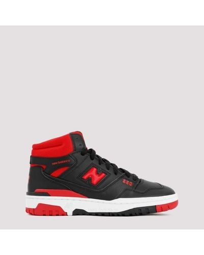 New Balance 650 High Top Trainers - Red