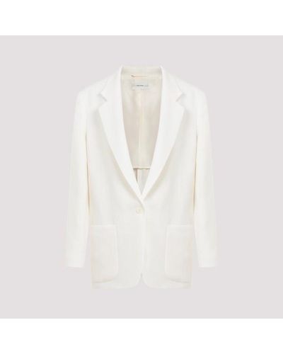 The Row Enza Jacket - White