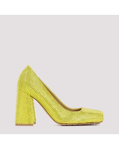 Bottega Veneta Tower Court Shoes - Yellow