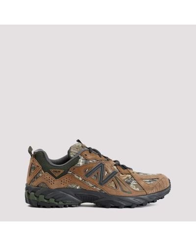 New Balance Brown Suede 610 Trainers