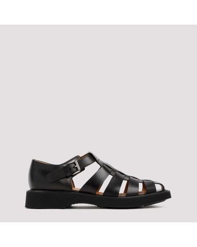 Church's Leather Hove Sandals - Black