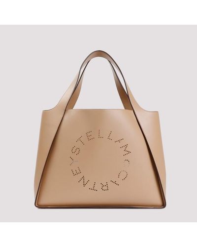 Stella McCartney Grained Leather Shoulder Bag - Black