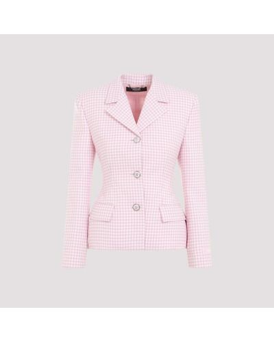 Versace Vichy Informal Jacket - Pink