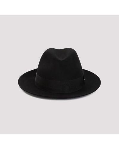 Saint Laurent Wool Hat - Black