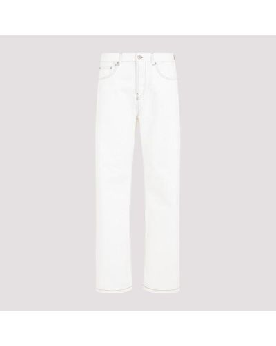 Jacquemus Le De Nimes Droit Jeans - White
