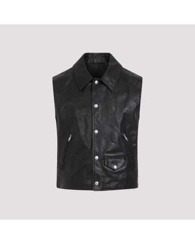 Givenchy Leather Vest - Black
