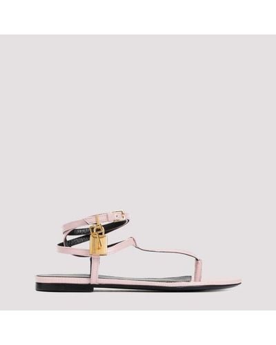 Tom Ford Flat Sandals - White