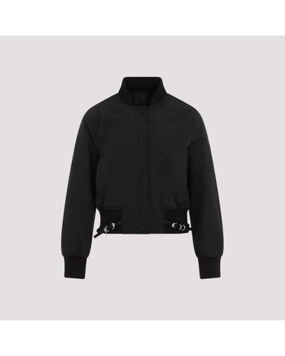Givenchy Long Sleeve With Attached Belt Blouson - Black