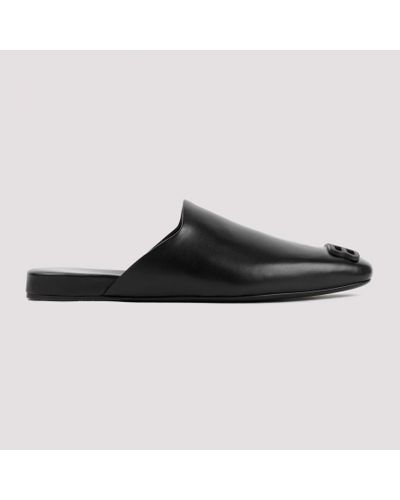 Balenciaga Cosy New Bb Mules Shoes - Black