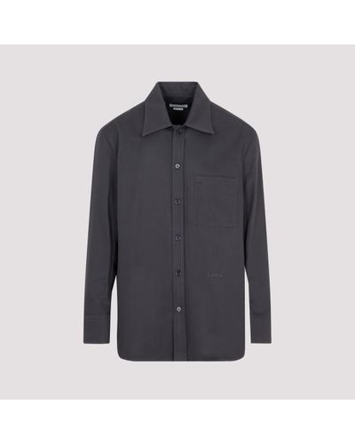 Lanvin Twisted Cocoon Overshirt - Blue