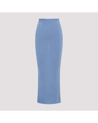 Marni Sheath Tight Fit Skirt - Blue