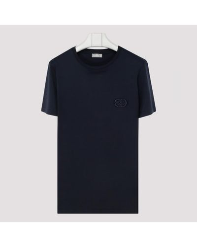 Dior Cd Icon Navy T-shirt - Blue