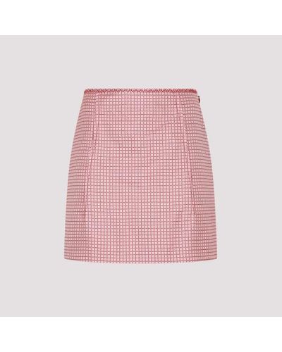 Lanvin A-line Short Skirt - Pink