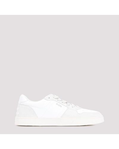 Tod's Leather Trainers - White