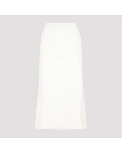 Chloé Crochet Idi Skirt - White