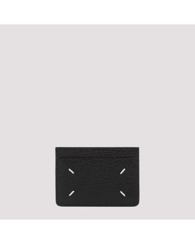 Maison Margiela Leather Card Holder - Black