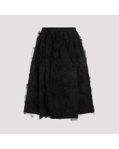Comme des Garçons Coe Des Garçons Nylon Idi Skirt - Black