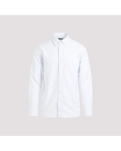 Tom Ford Oxford Stripe Slim Shirt - White